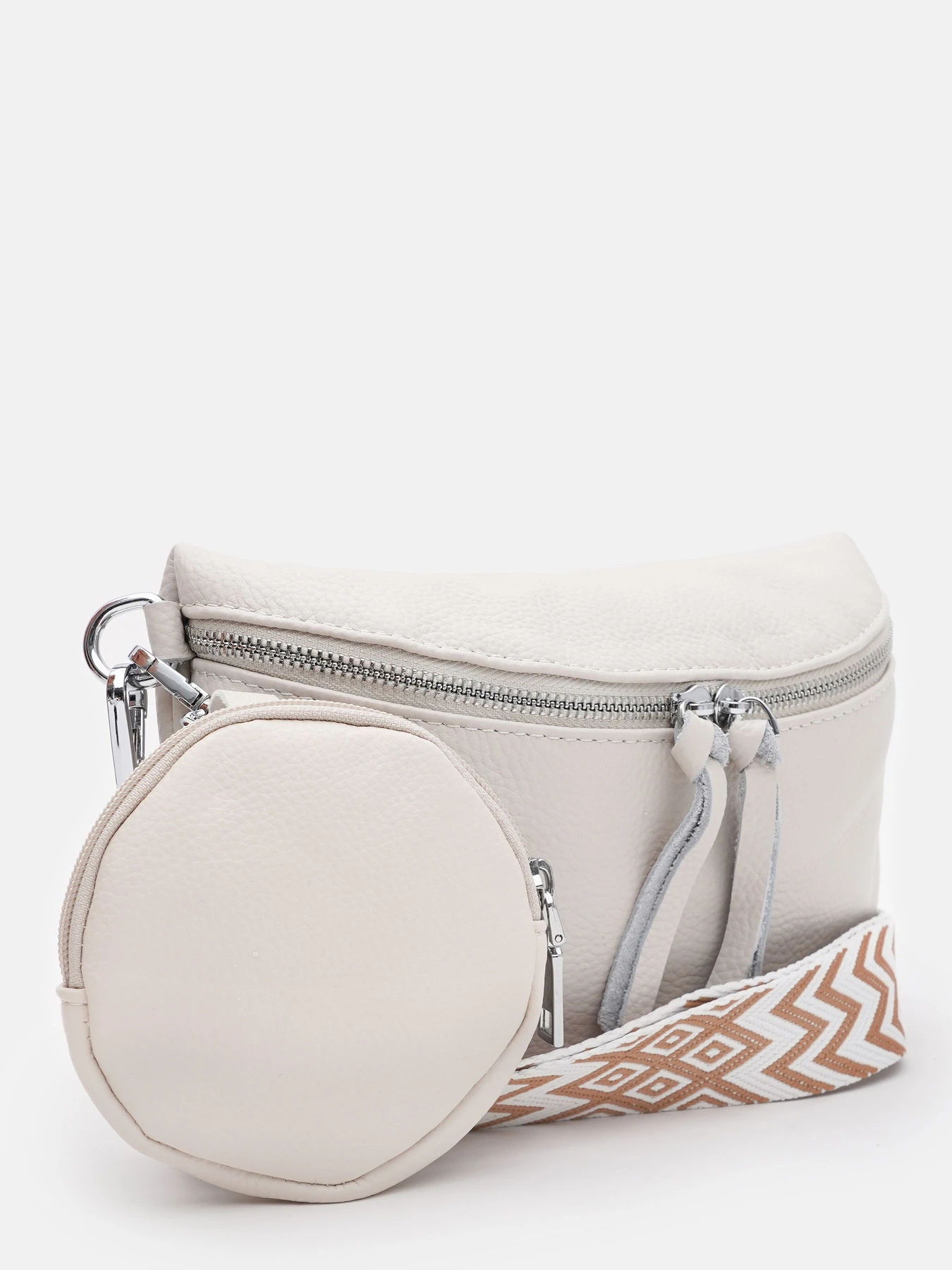 Сумки Borsa Leather модель K15-5813w-white Фото