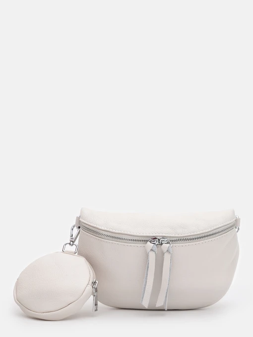 Сумки Borsa Leather модель K15-5813w-white Фото