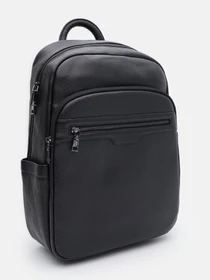 Рюкзаки Borsa Leather модель K16613bl-black Фото