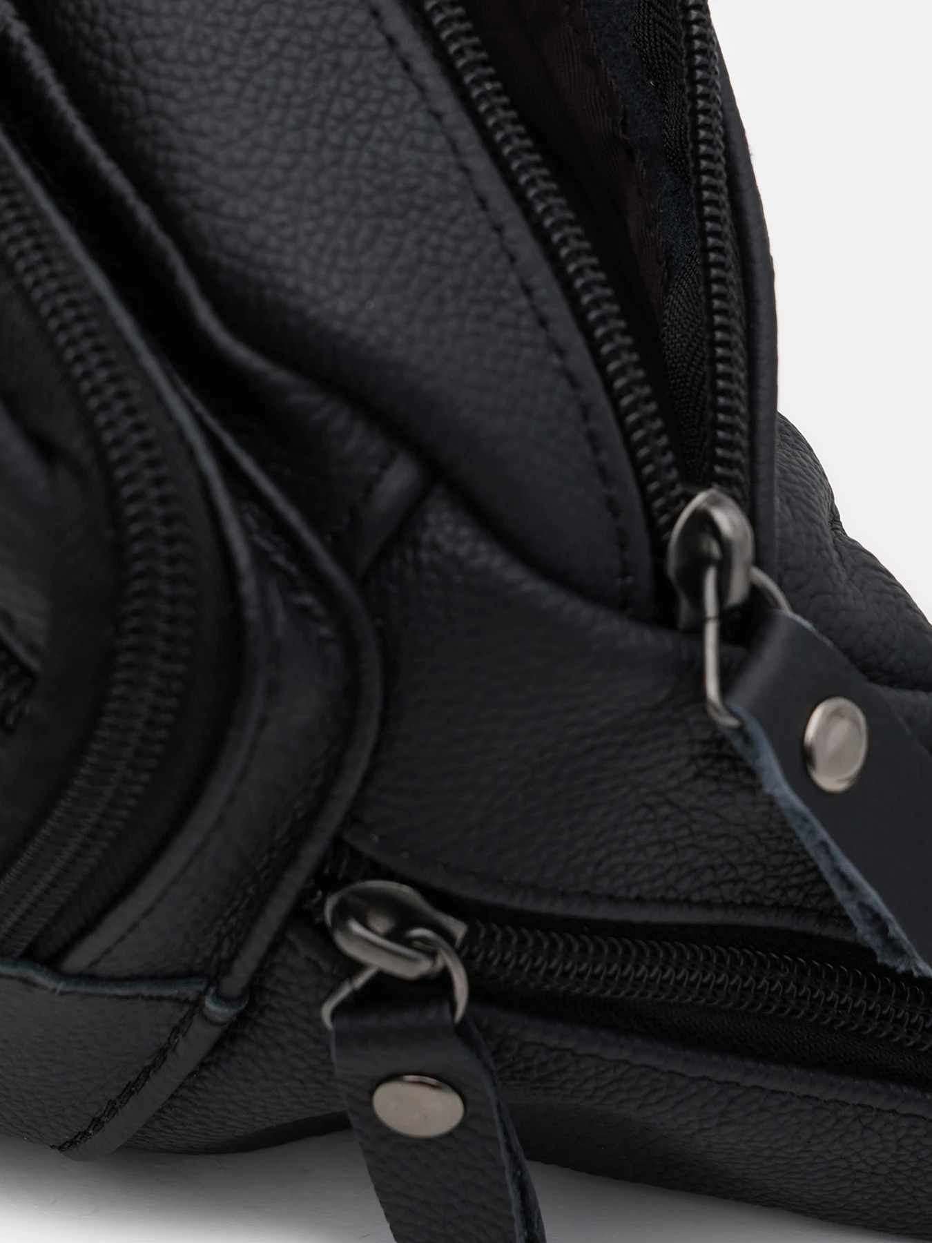 Сумки Borsa Leather модель K1429f-black Фото