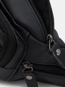 Сумки Borsa Leather модель K1429f-black Фото