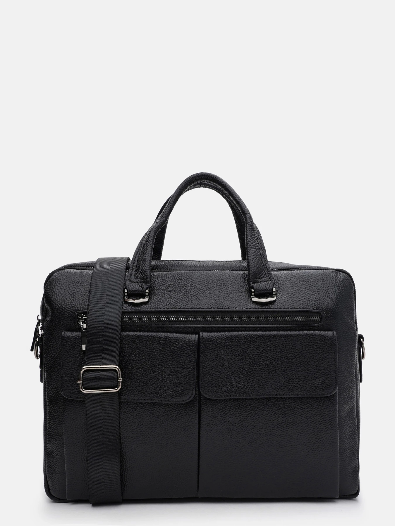 Сумки Borsa Leather модель K166457bl-black Фото