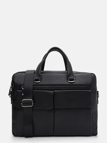 Сумки Borsa Leather модель K166457bl-black Фото