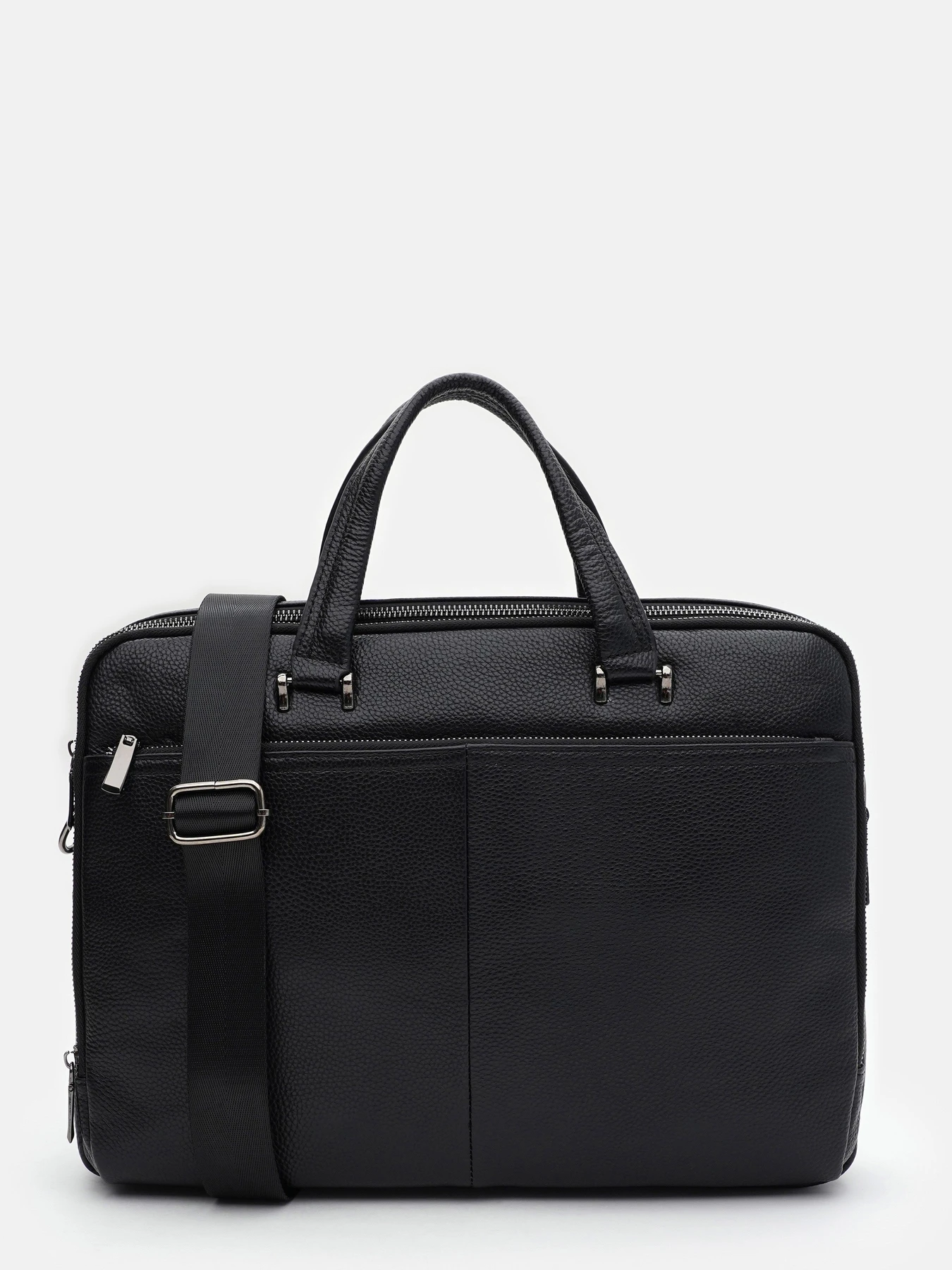 Сумки Borsa Leather модель K166442bl-black Сумки Borsa Leather модель K166442bl-black Фото