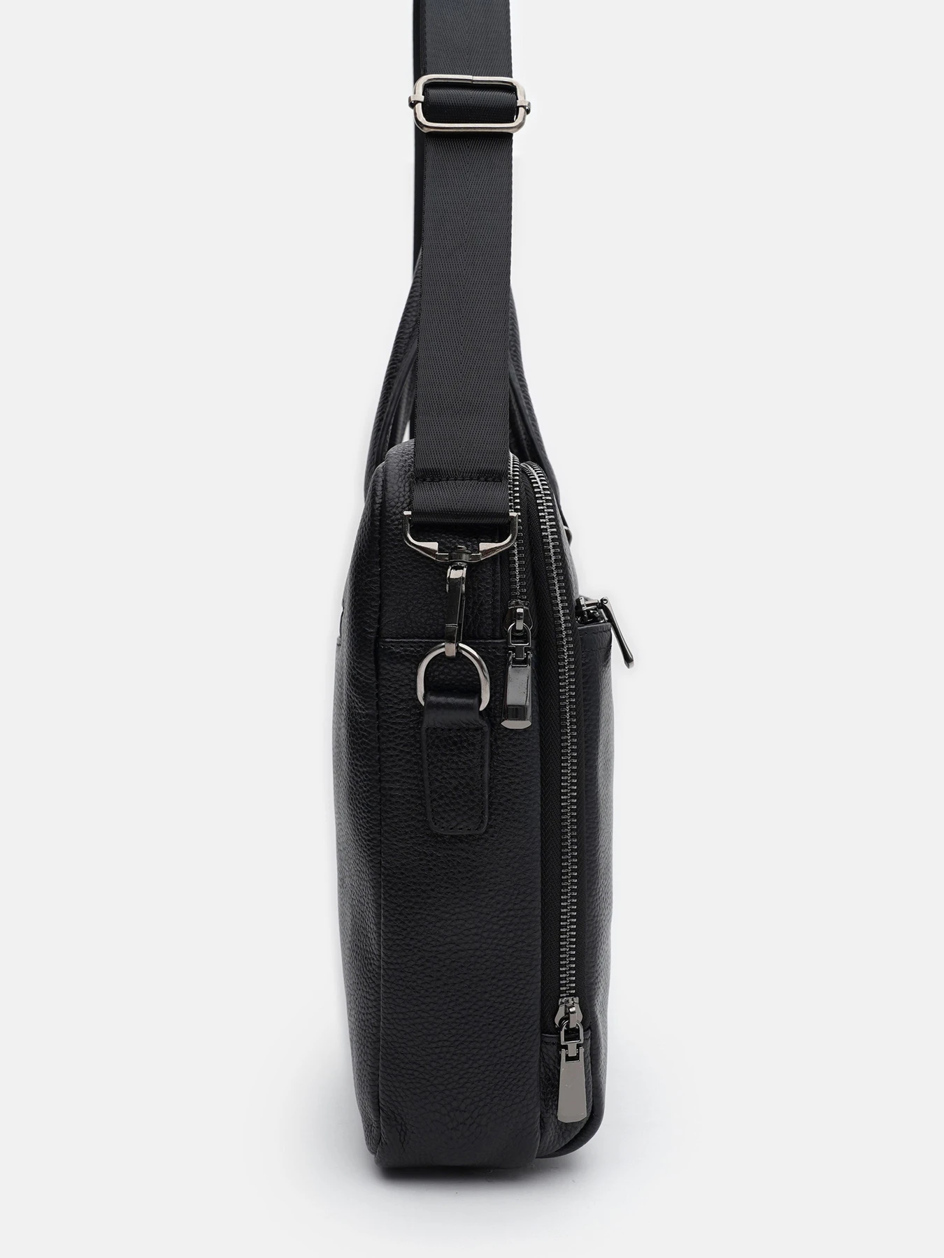 Сумки Borsa Leather модель K166442bl-black Сумки Borsa Leather модель K166442bl-black Фото