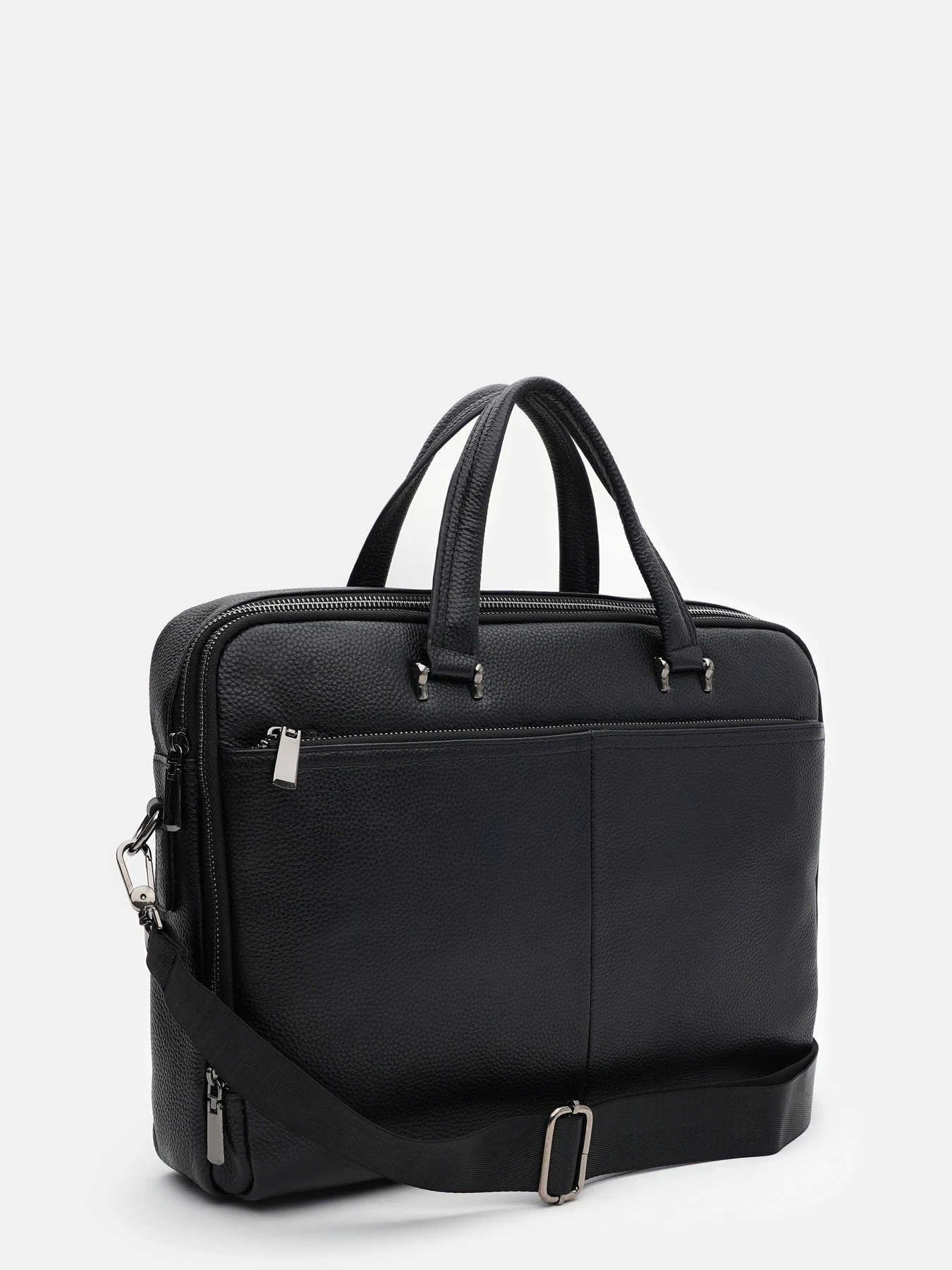Сумки Borsa Leather модель K166442bl-black Сумки Borsa Leather модель K166442bl-black Фото
