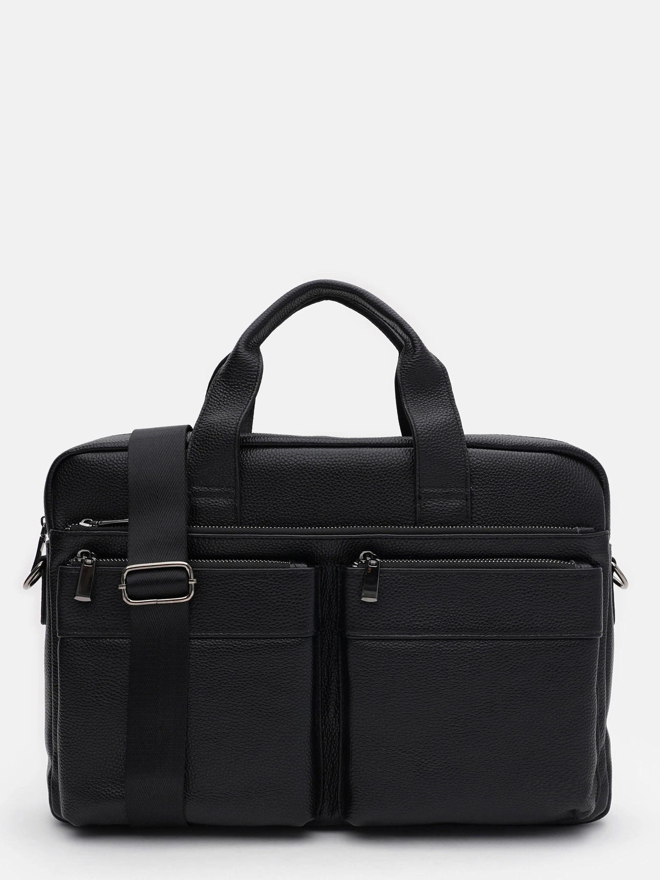 Сумки Borsa Leather модель K166451bl-black Сумки Borsa Leather модель K166451bl-black Фото