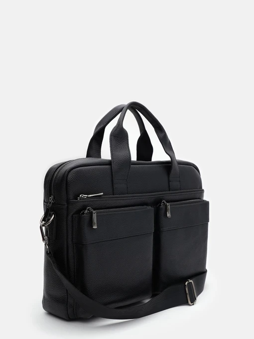 Сумки Borsa Leather модель K166451bl-black Фото