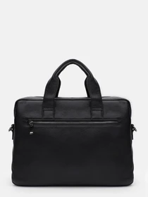 Сумки Borsa Leather модель K166451bl-black Фото