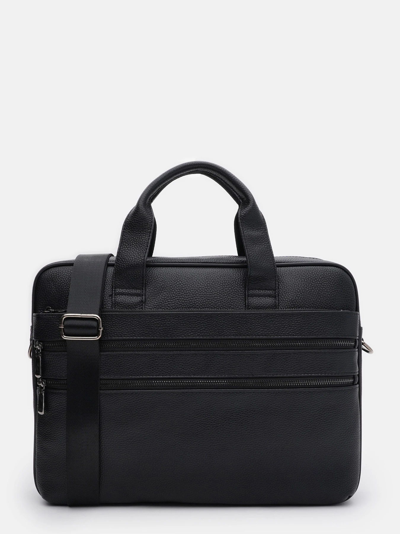 Сумки Borsa Leather модель K166458bl-black Фото