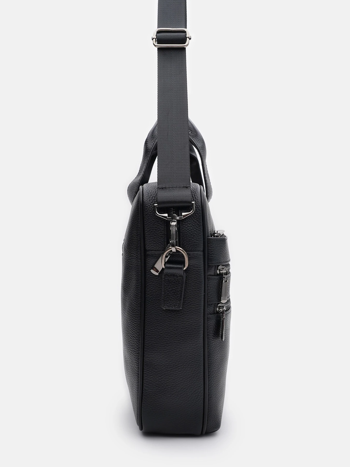 Сумки Borsa Leather модель K166458bl-black Фото