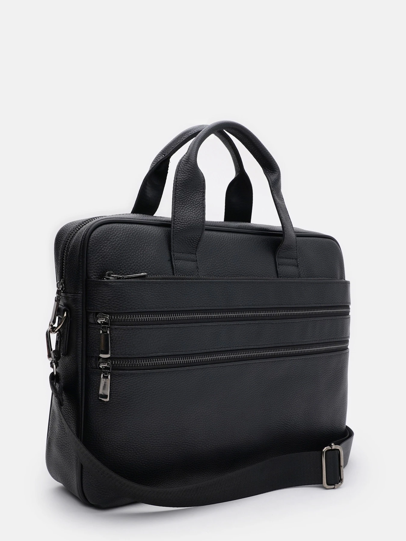 Сумки Borsa Leather модель K166458bl-black Фото