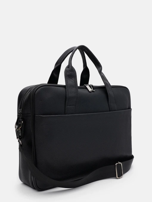 Сумки Borsa Leather модель K166453bl-black Фото