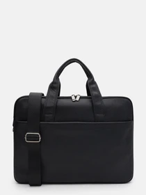 Сумки Borsa Leather модель K166453bl-black Фото