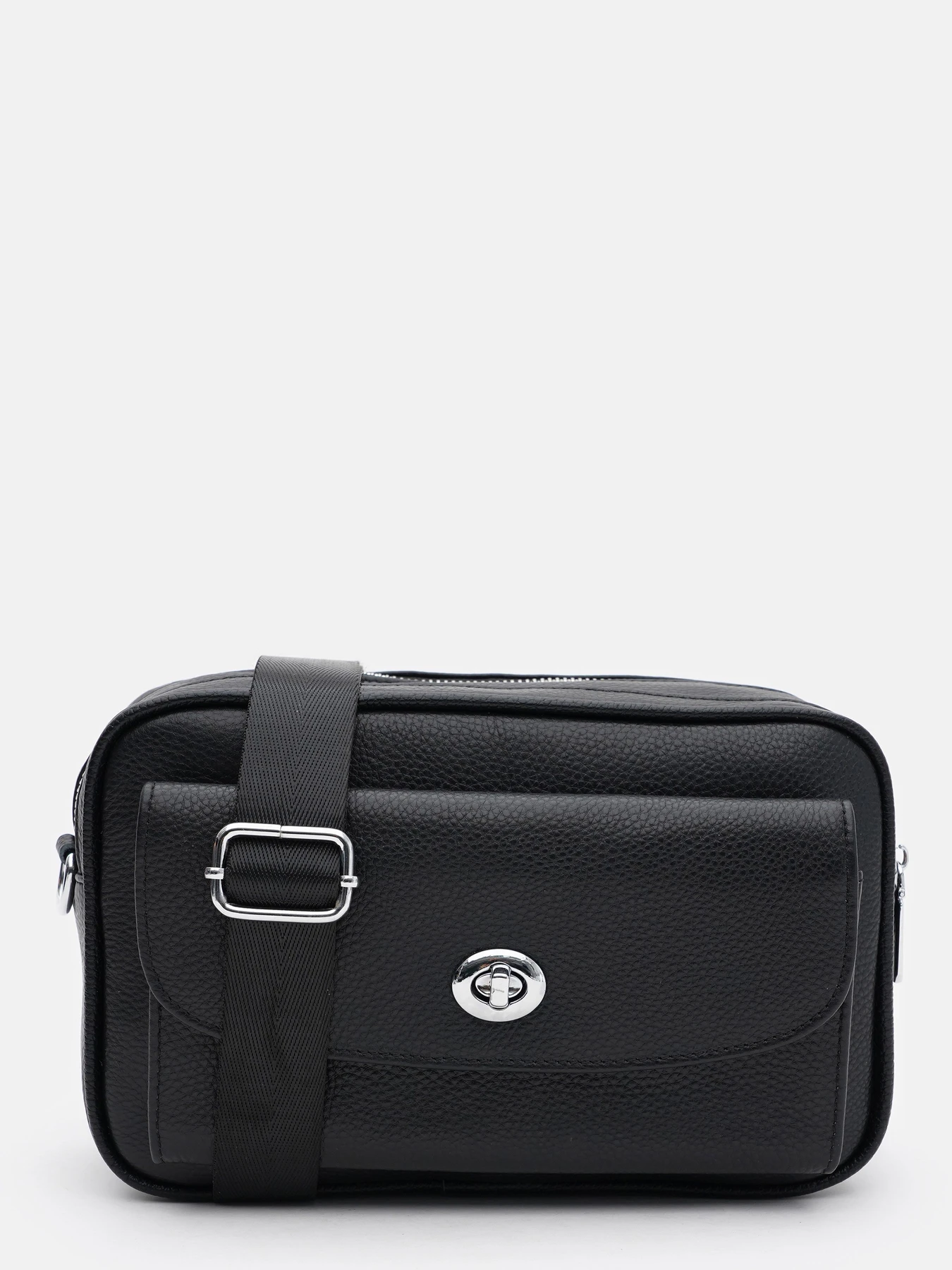 Сумки Borsa Leather модель K12602bl-black Фото