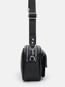 Сумки Borsa Leather модель K12602bl-black Фото