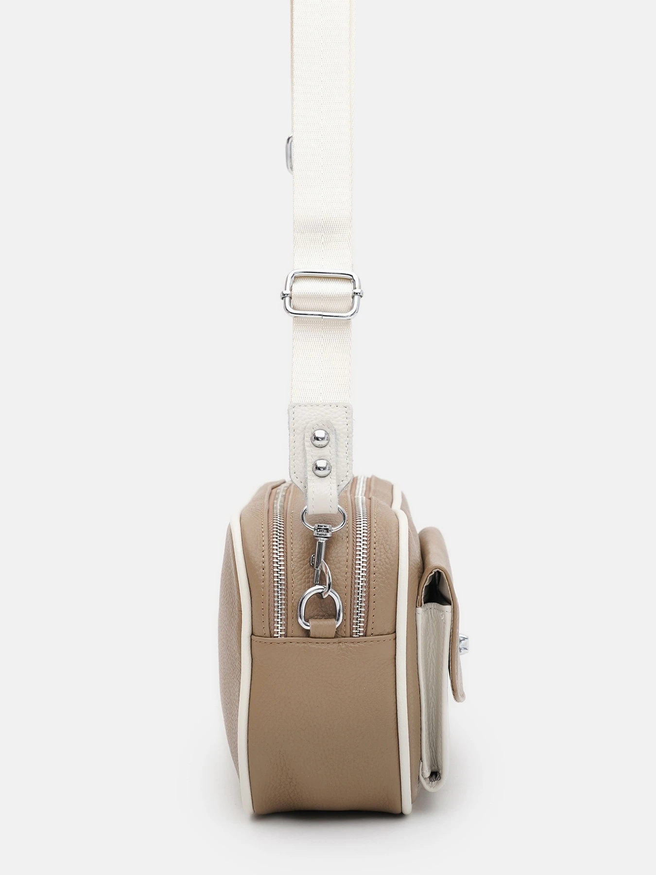 Сумки Borsa Leather модель K12602be-beige Фото