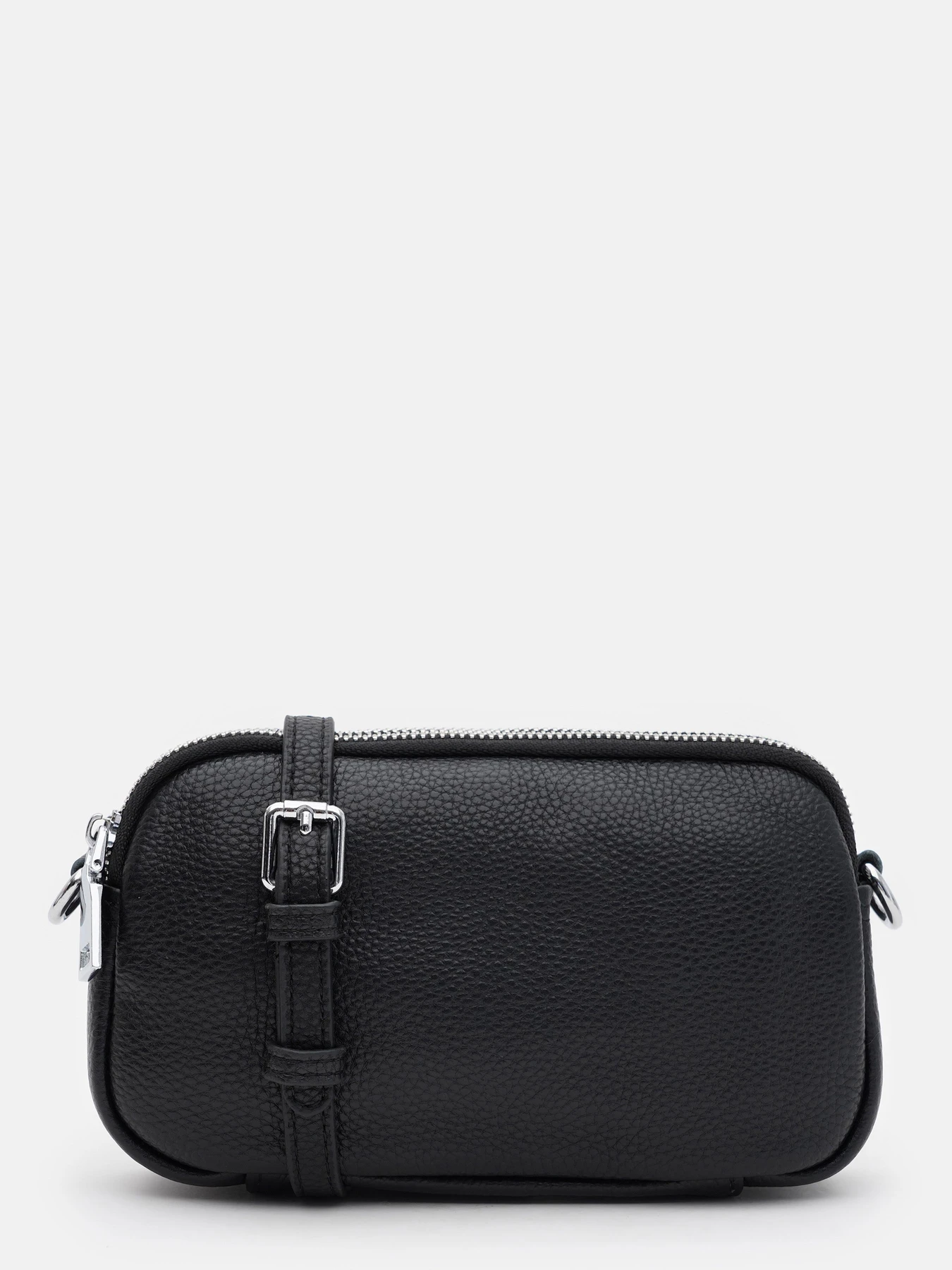 Сумки Borsa Leather модель K15-605bl-black Фото