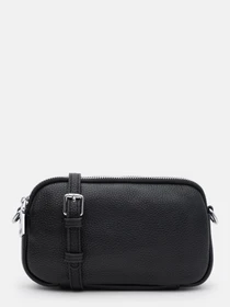 Сумки Borsa Leather модель K15-605bl-black Фото