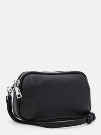 Сумки Borsa Leather модель K15-605bl-black Фото