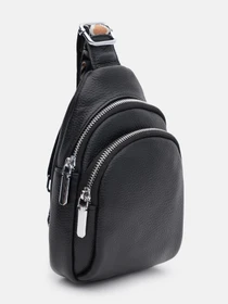 Рюкзаки Borsa Leather модель K15-606bl-black Фото