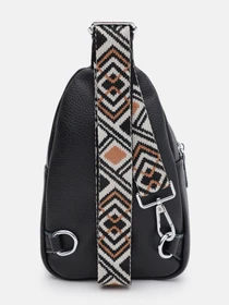 Рюкзаки Borsa Leather модель K15-606bl-black Фото