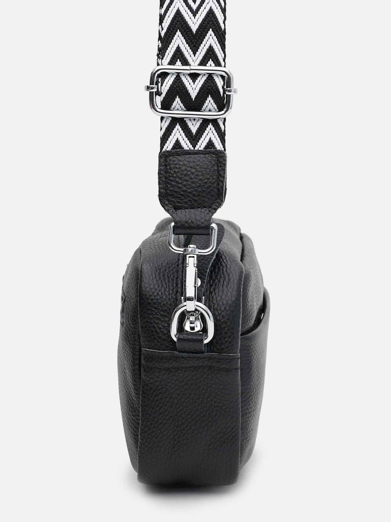 Сумки Borsa Leather модель K15-5818bl-black Фото