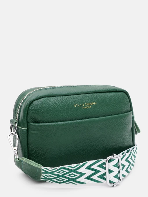 Сумки Borsa Leather модель K15-5818gr-green Фото