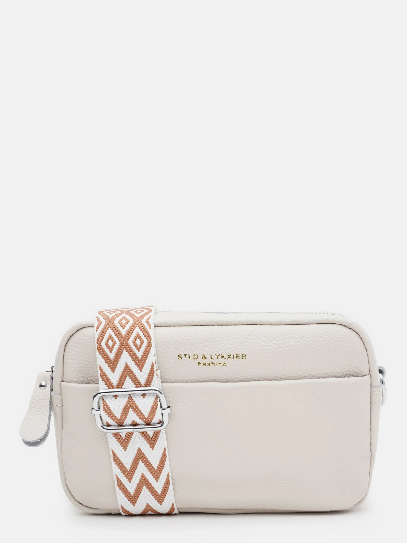 Сумки Borsa Leather модель K15-5818w-white Фото