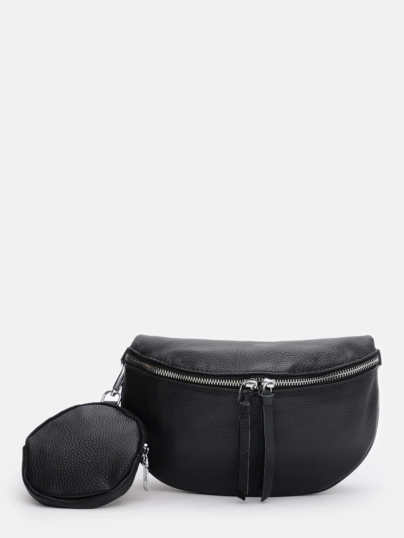 Сумки Borsa Leather модель K15-5813bl-black Фото