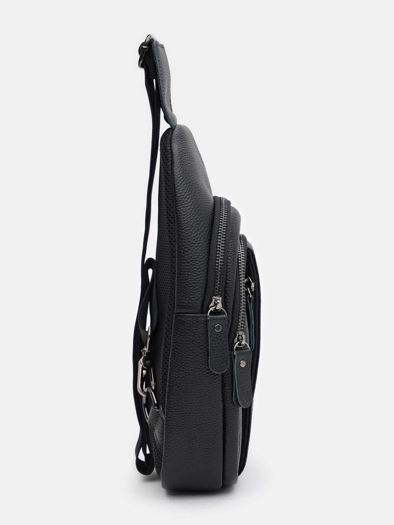 Рюкзаки Borsa Leather модель K1617f-black Рюкзаки Borsa Leather модель K1617f-black Фото