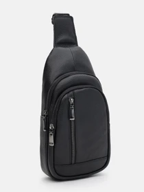 Рюкзаки Borsa Leather модель K1620f-black Фото