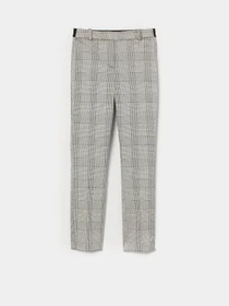 Штани H&M модель 7833461sm_кремовый в клетку Фото