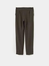 Брюки H&M модель 6866318RP2_темно-серо-зеленый Фото