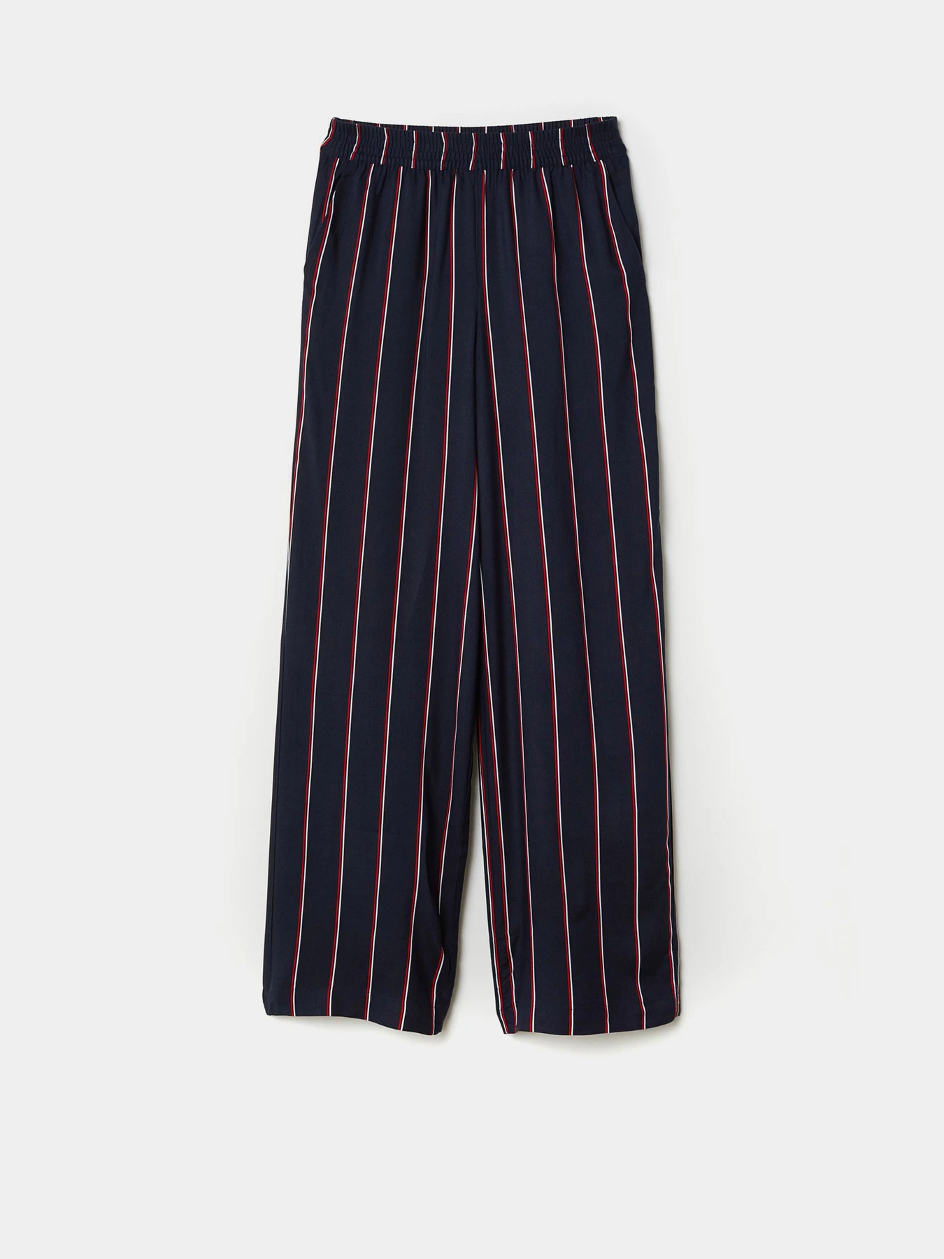 Штани H&M модель 5942648RP21_темно-синий в полоску Фото