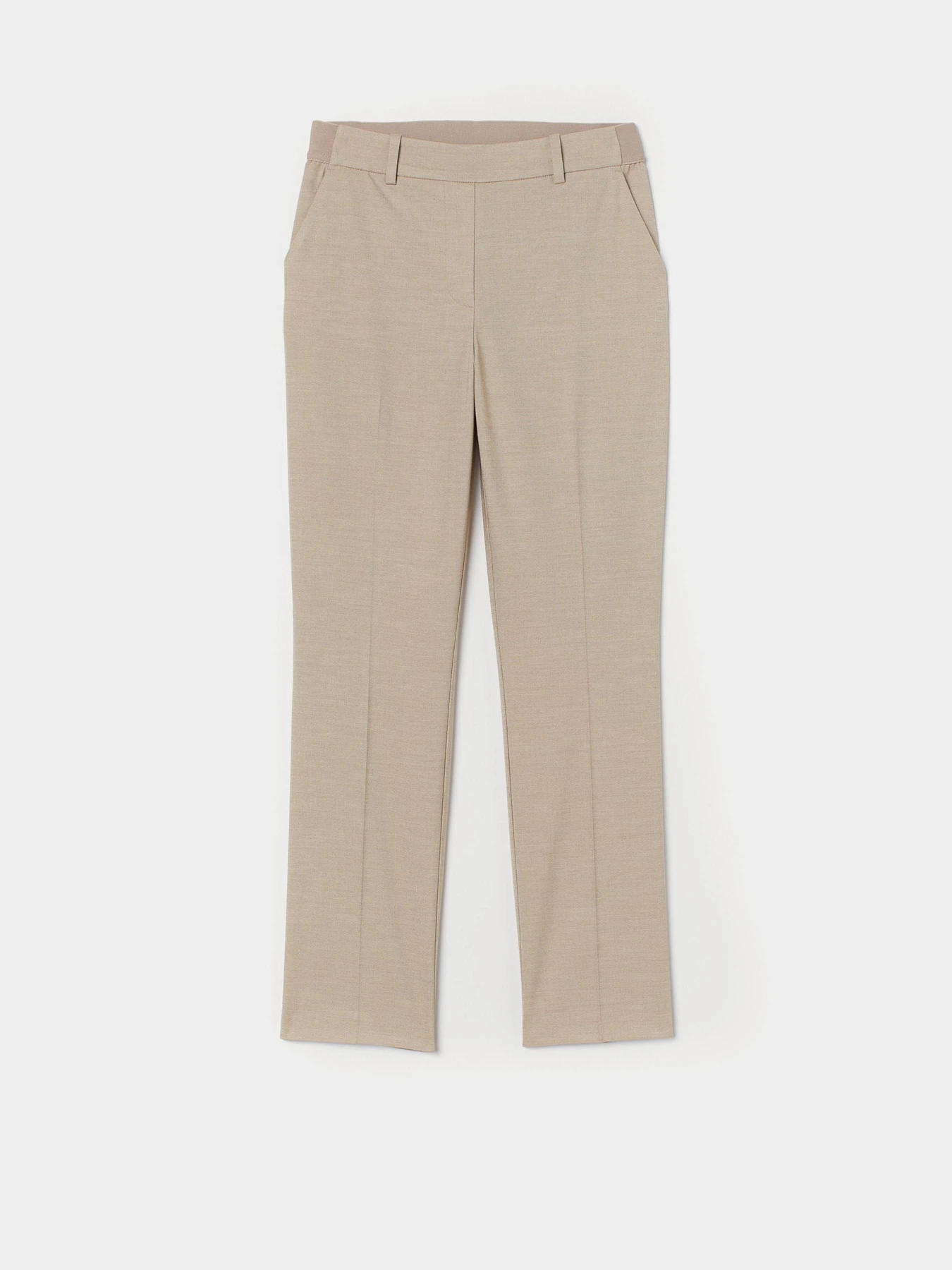 Брюки H&M модель 7528141sdm_Светло-бежевый Фото