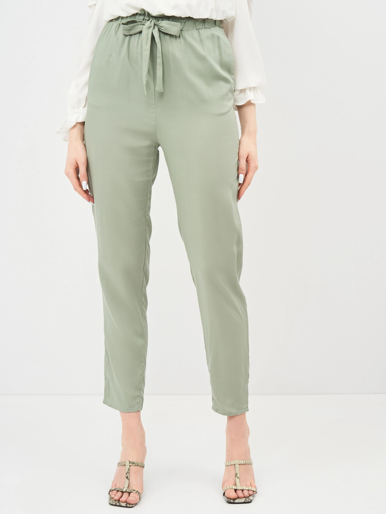 Брюки H&M модель 8547801sm_Светло-зеленый Фото