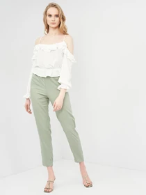 Брюки H&M модель 8547801sm_Светло-зеленый Фото