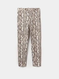 Брюки H&M модель 5737169RP3_бежевый с узором Фото