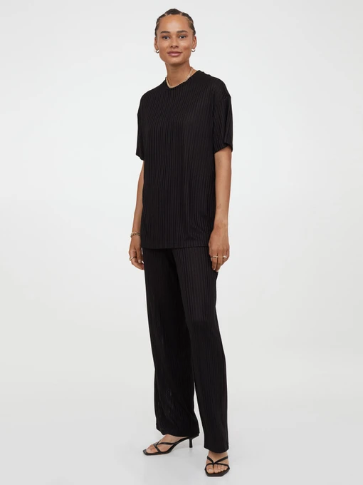 Брюки H&M модель 9612003sdm_Черный Фото