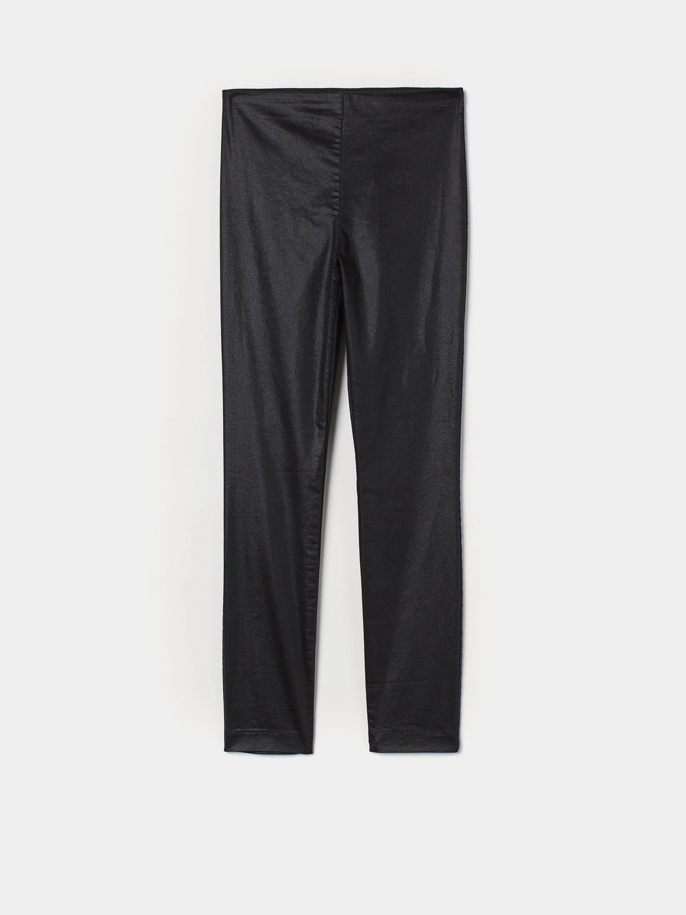 Брюки H&M модель 7962100RP7_черный-блестящий Фото
