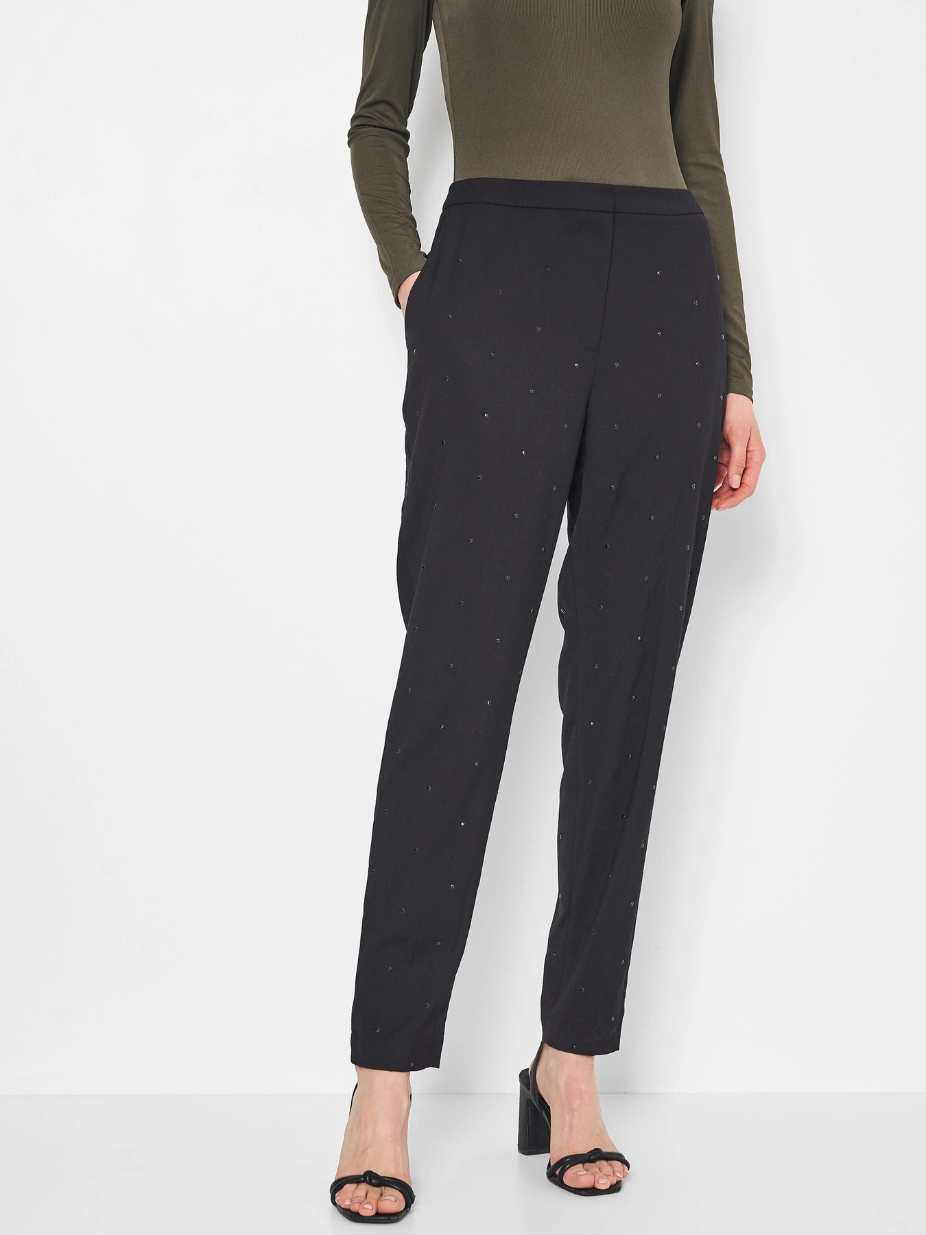 Брюки H&M модель 1004223abr_Черный Фото