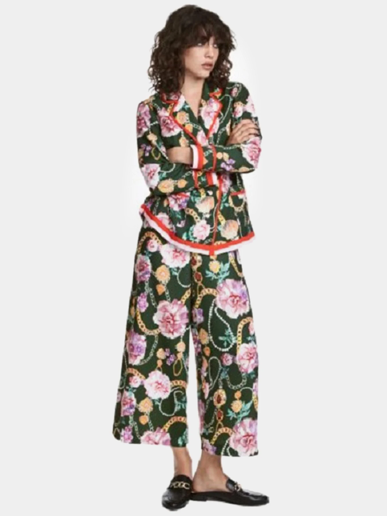 Брюки H&M модель 5475256abr_Зеленый Фото