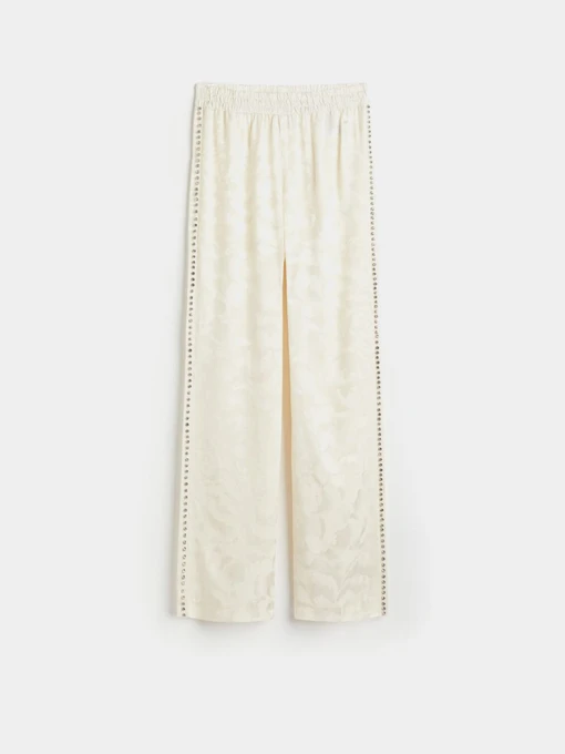Брюки H&M модель 1038468ral_Кремовый Фото
