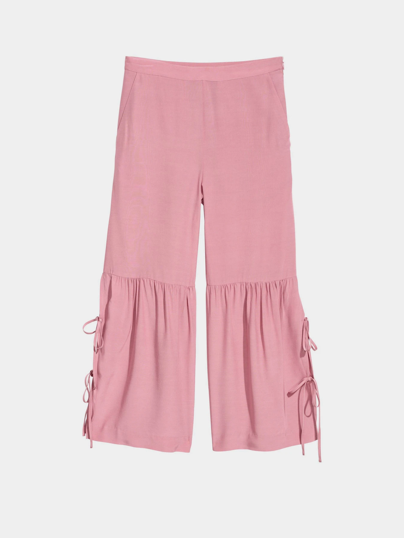 Брюки H&M модель 6249677dlog_Темно-розовый Фото