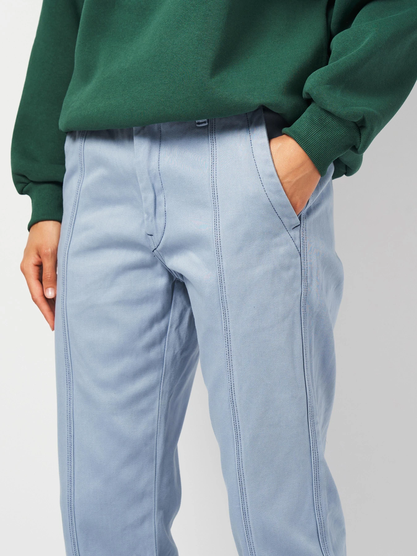 Брюки H&M модель 2001135ral_Серо-голубой Фото