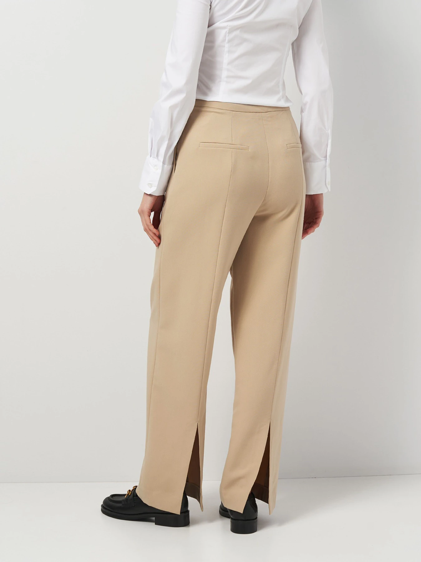 Брюки H&M модель 8956105wer_Бежевый Фото