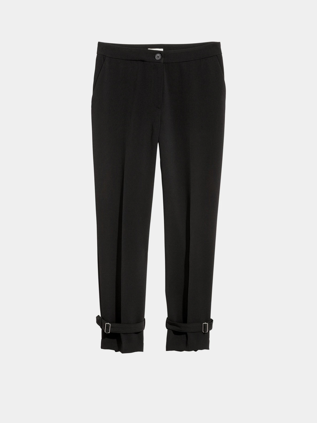 Брюки H&M модель 5814716log_Черный Фото