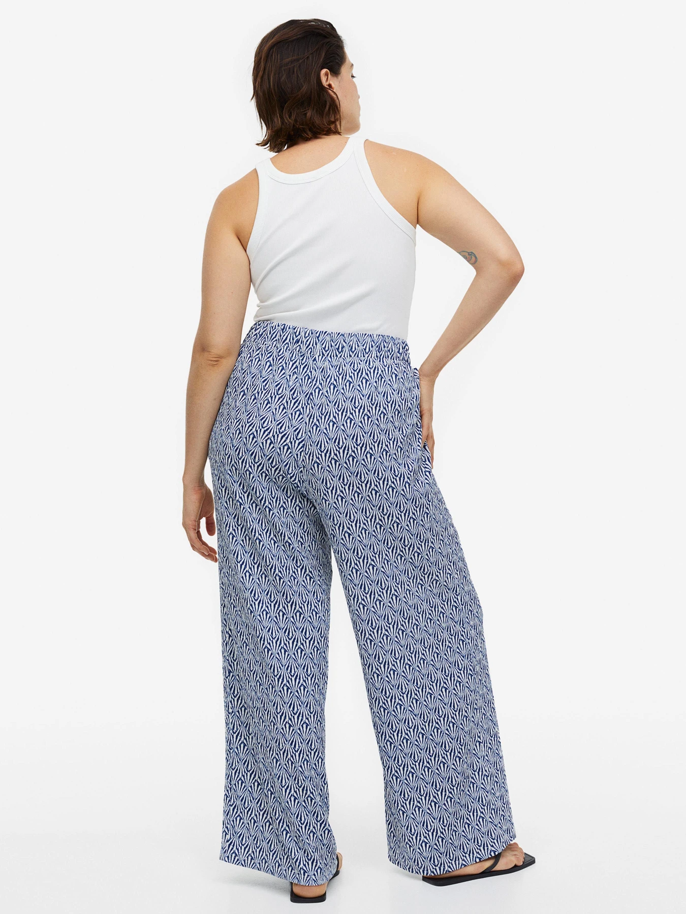 Брюки H&M модель 1159964wer_Сине-белый Фото