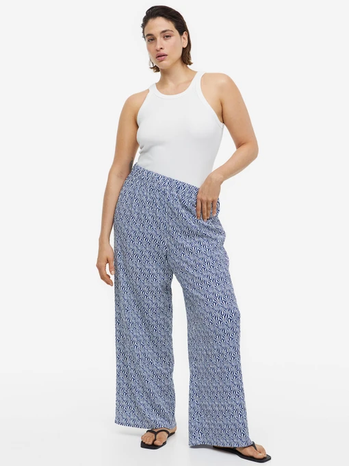 Брюки H&M модель 1159964wer_Сине-белый Фото
